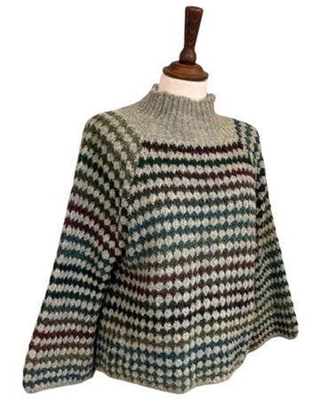 Rosalind Crochet Funnel Neck Jumper