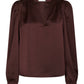 Neo Noir Rosslyn Heavy Sateen Blouse