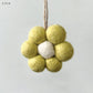 Small Felt Daisy Hanging Decoration