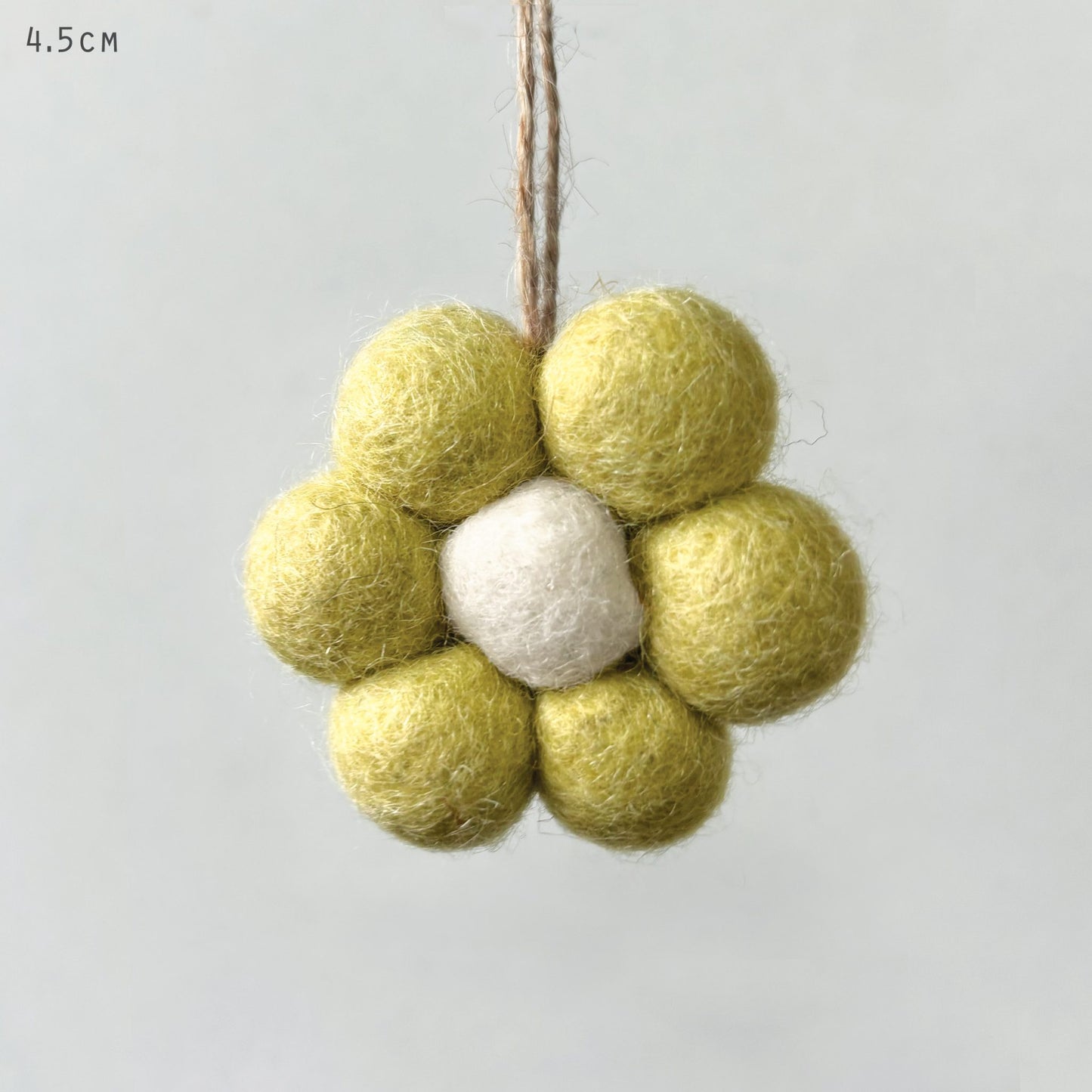 Small Felt Daisy Hanging Decoration