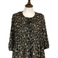 Angel Leopard Tie Front Blouse