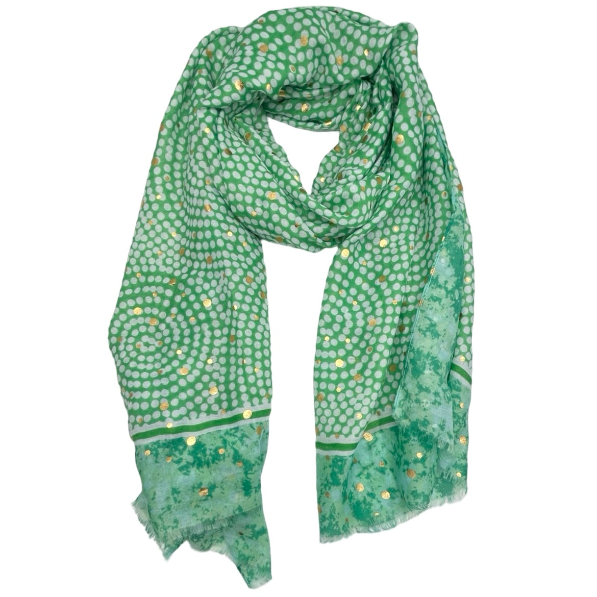 Metallic Spot Scarf