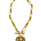 T Bar Coin Necklace