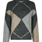 Neo Noir Inga Check Fluff Knit Jumper