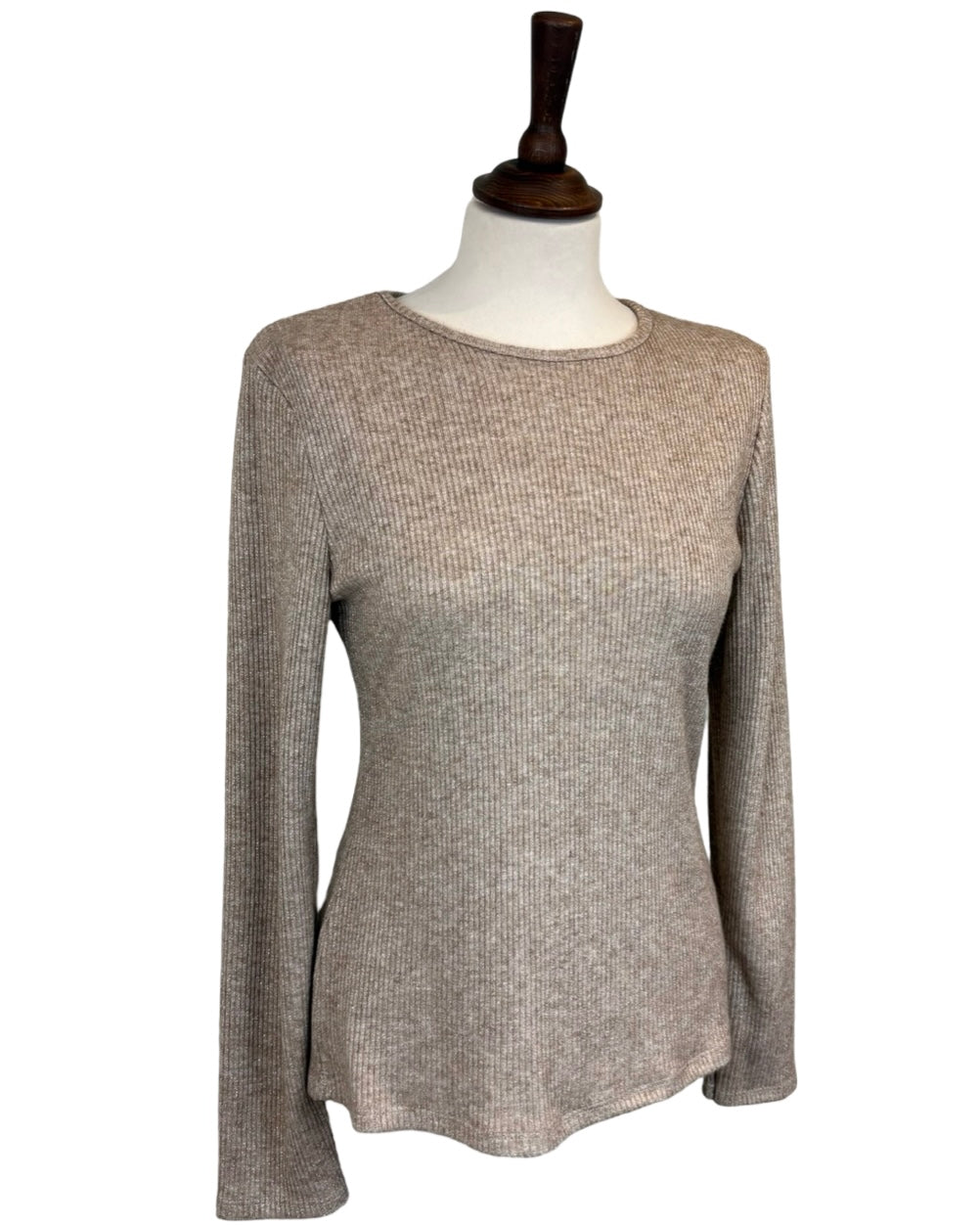 Esty Lurex Ribbed Top
