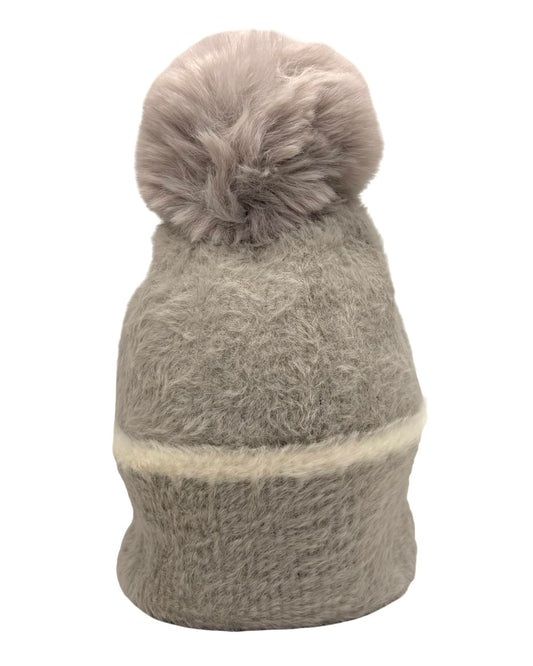 Fluffy Pom Pom Hat