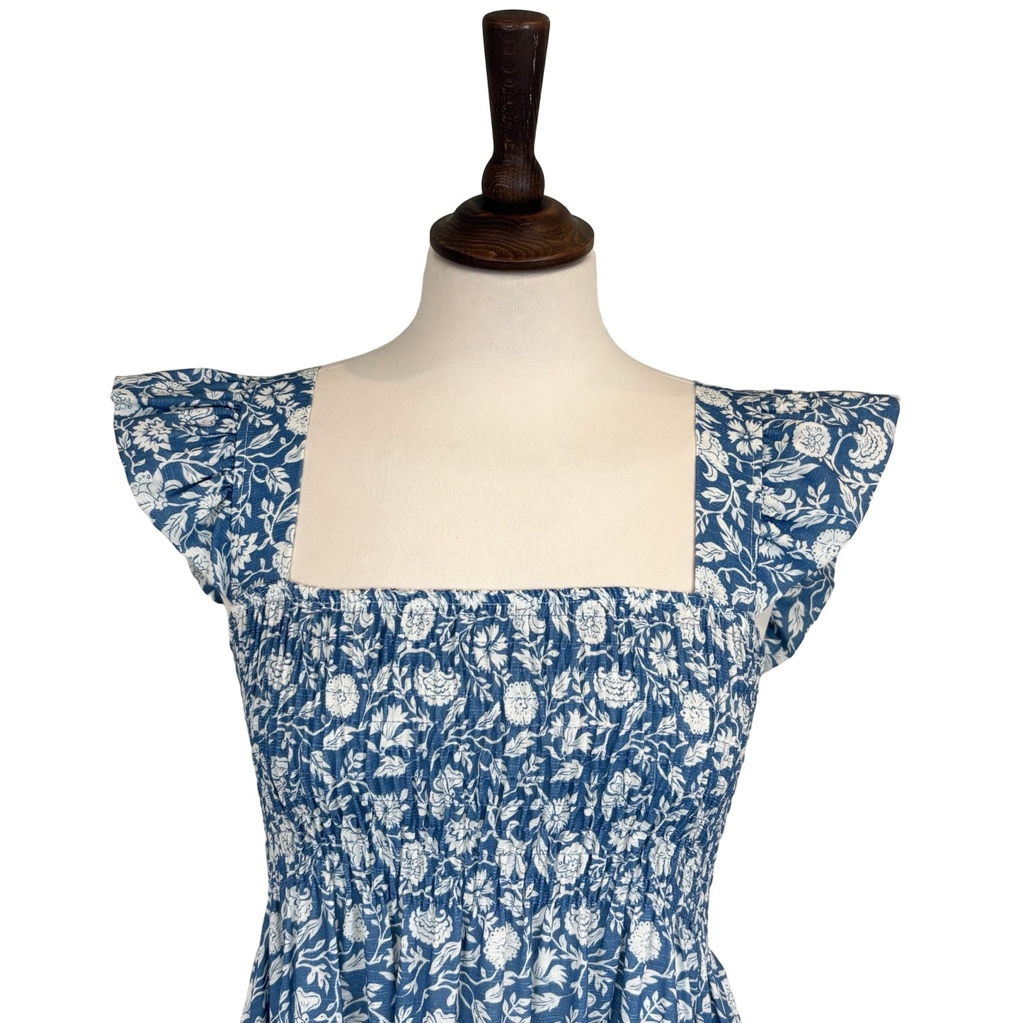 Lizzie Flower Frill Sleeve Dress
