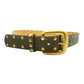 Multi Studded Gold Buckle Belt