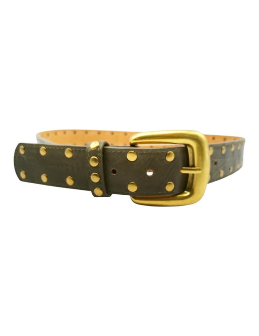Multi Studded Gold Buckle Belt