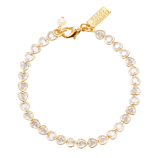 Talis Chains Hearts Tennis Bracelet