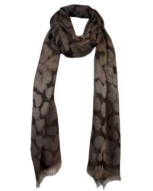 Leopard Fringe Tassel Scarf