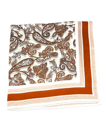 100% Silk Leaf Scarf