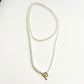 Long Chain Pearl Necklace