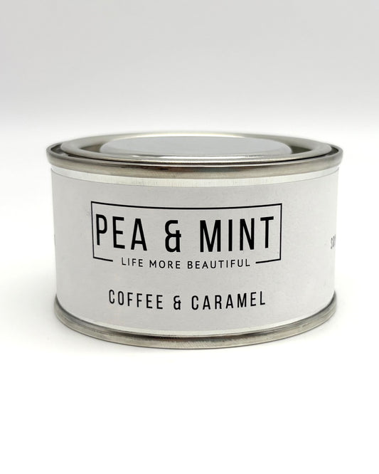 Coffee & Caramel Candle Tin