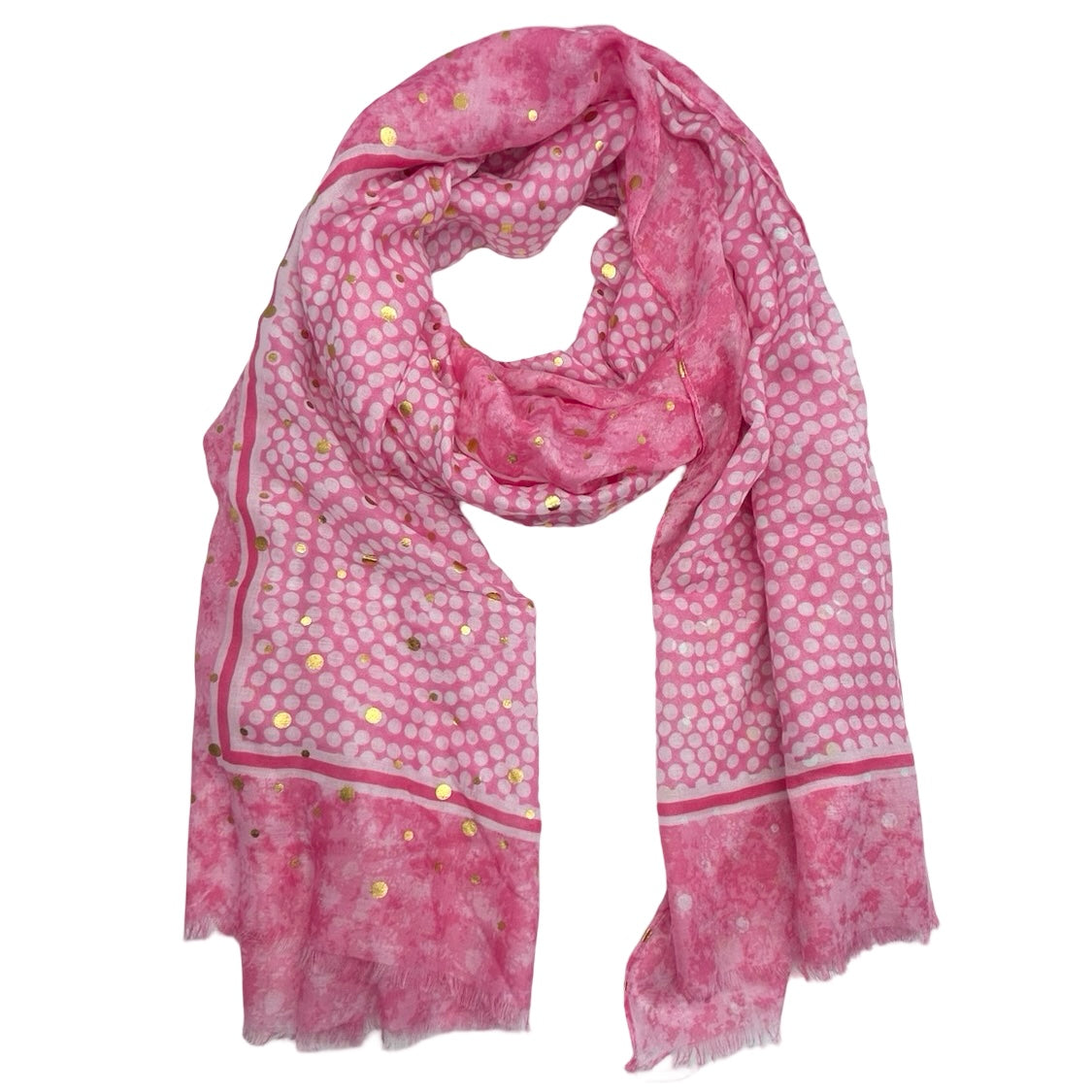 Metallic Spot Scarf