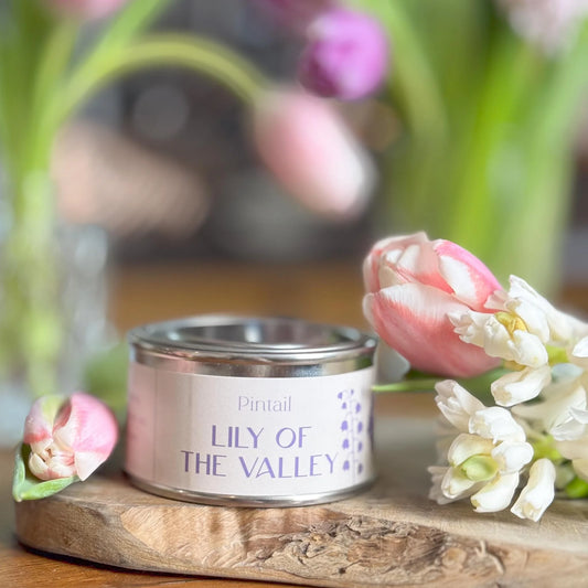Lily Of The Valley Candle Tin