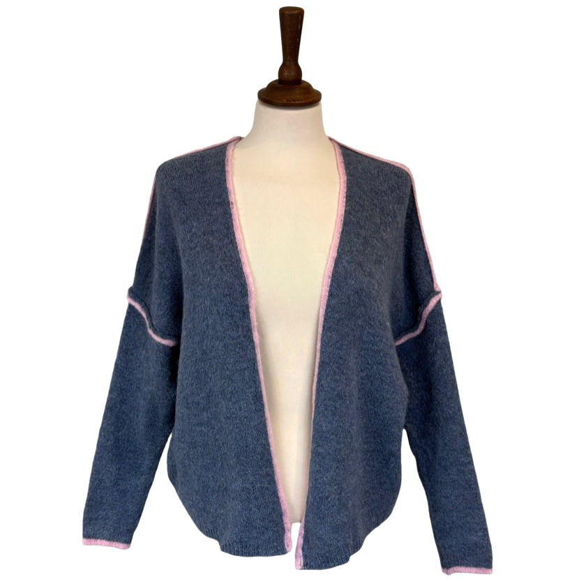 Sally Contrast Edge Cardigan