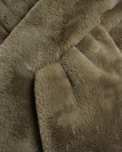 Rino & Pelle Stip Faux Fur Scarf