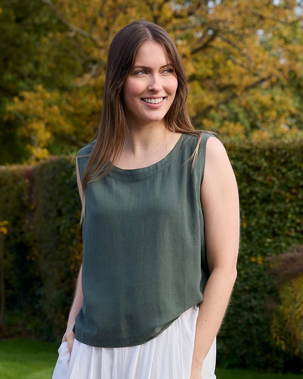 Dawn Button Back Vest