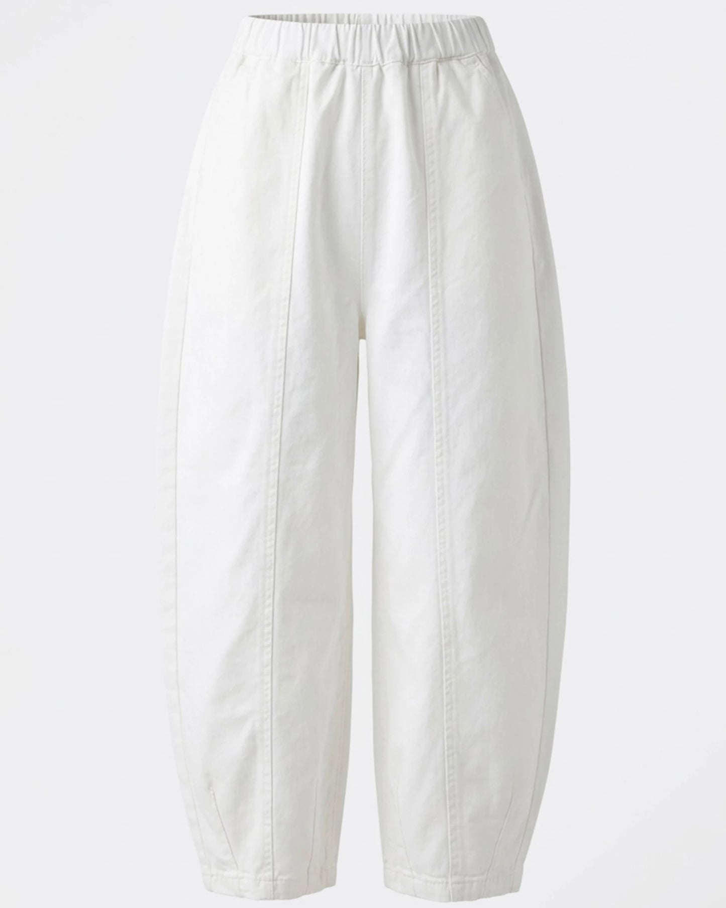 Lyra Cotton Barrel Leg Trousers