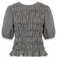 Raye Shirred Gingham Top