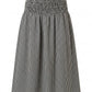 Pippa Gingham Shirred Waist Maxi Skirt