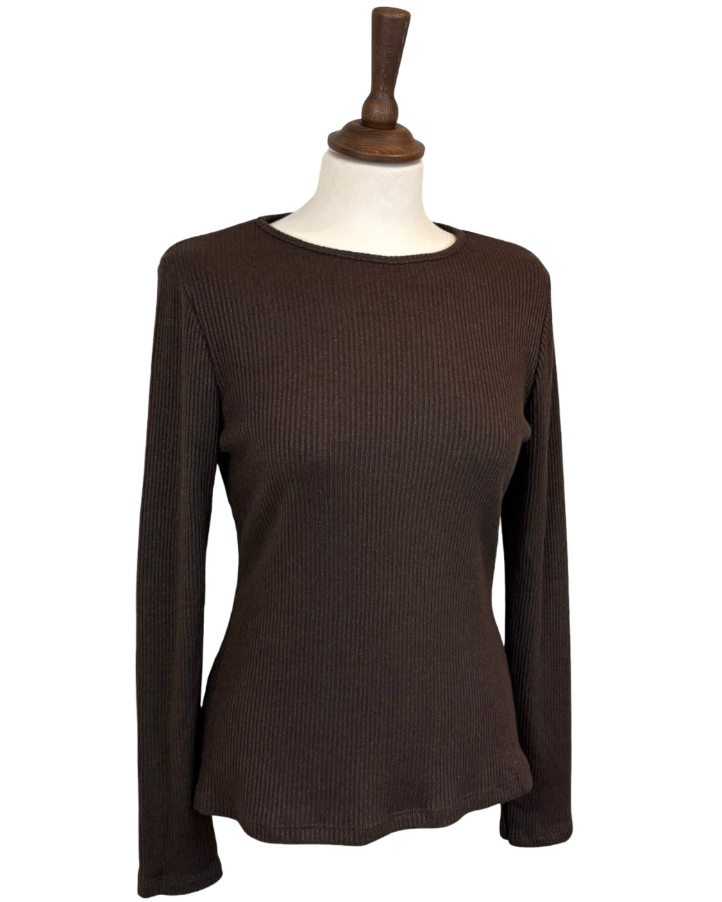 Esty Lurex Ribbed Top