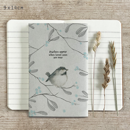 Small Bird Notebook - Feathers Appear