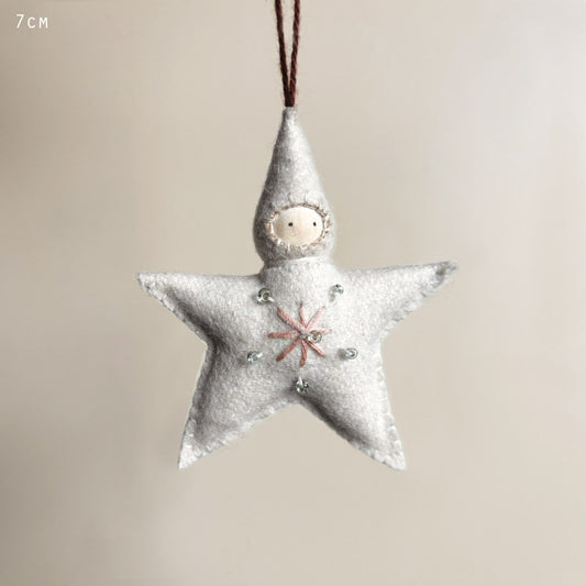 Small Felt Star Baby Hanging Decoration
