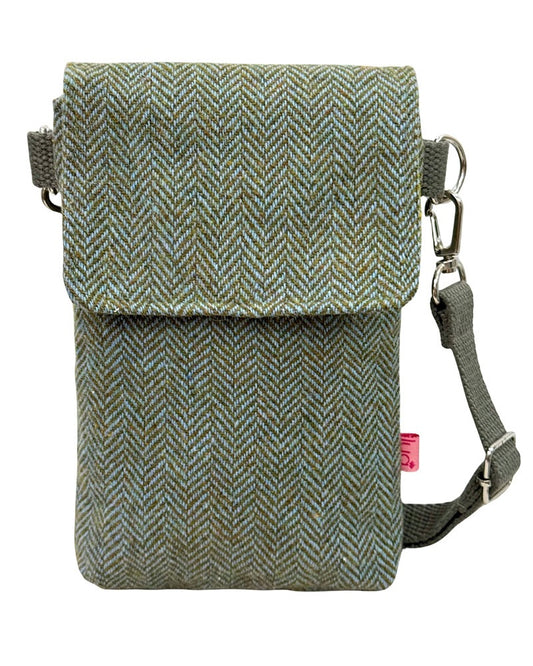 Herringbone Phone Purse