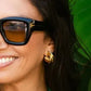 Talis Chains Chunky Twist Hoops