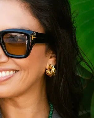 Talis Chains Chunky Twist Hoops