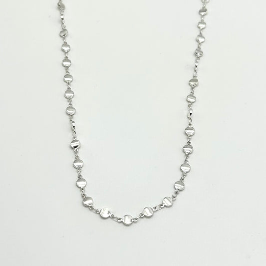 Long Fine Pill Chain Necklace