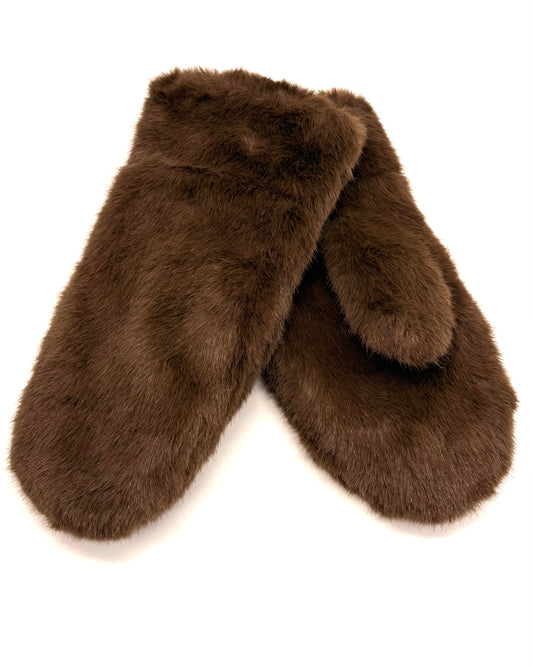 Faux Fur Mittens