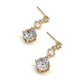 Crystal Trilogy Drop Earrings