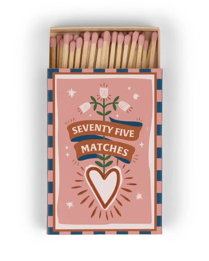 A Dopo Boxed Matches Hearts