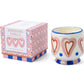 A Dopo Hearts Ceramic Candle - Rosewood Vanilla