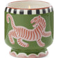 A Dopo Tiger Ceramic Candle - Black Cedar & Fig