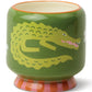 A Dopo Crocodile Ceramic Candle - Prickly Pear