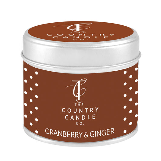 Cranberry & Ginger Candle Tin