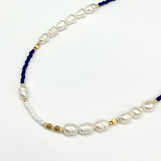 Bead & Pearl Necklace