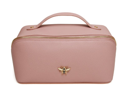 Alice Wheeler Pink Train Case