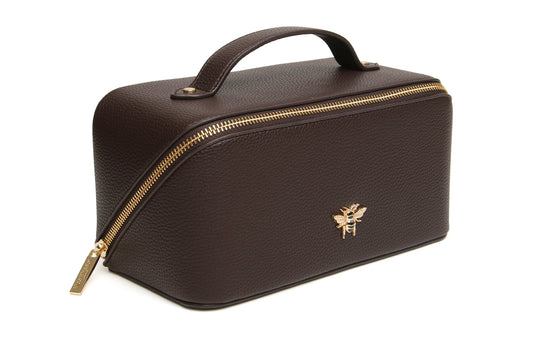 Alice Wheeler Chocolate Train Case