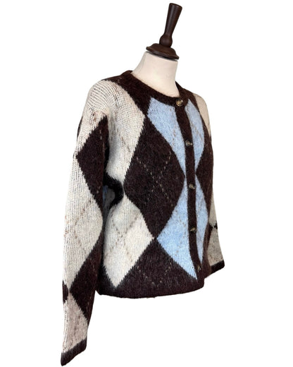 Alicia Argyle Knitted Jacket