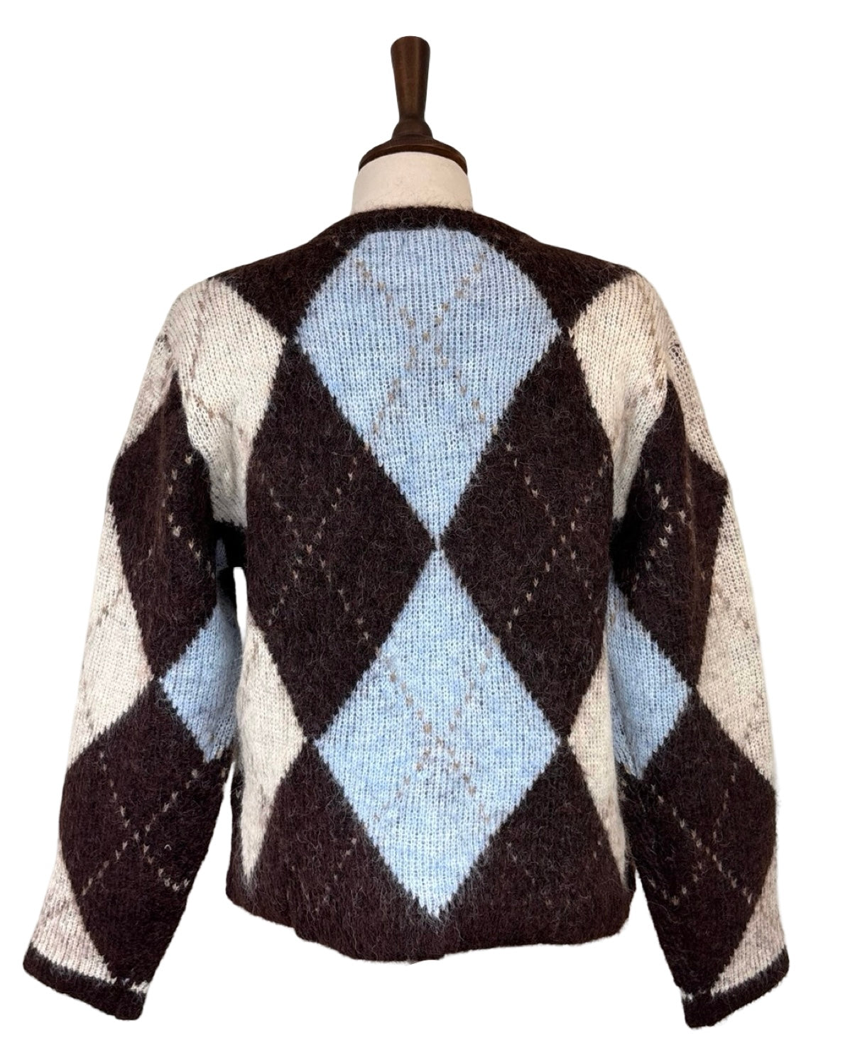 Alicia Argyle Knitted Jacket