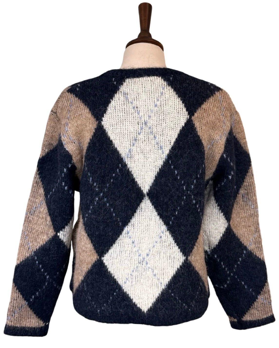 Alicia Argyle Knitted Jacket