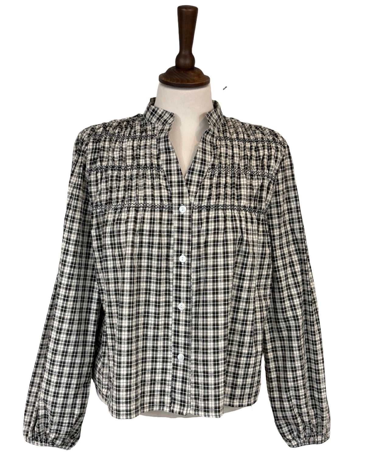 Amber Gingham Blouse