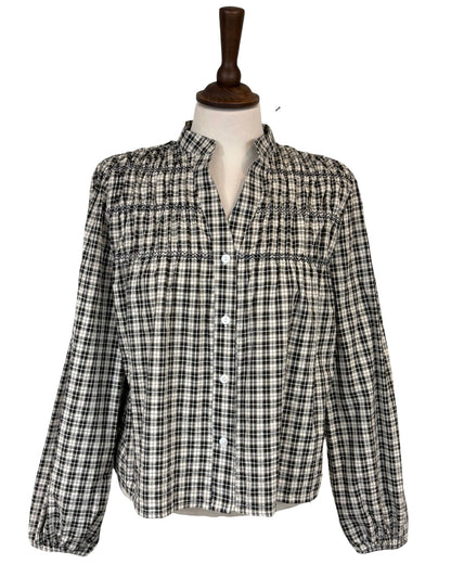 Amber Gingham Blouse