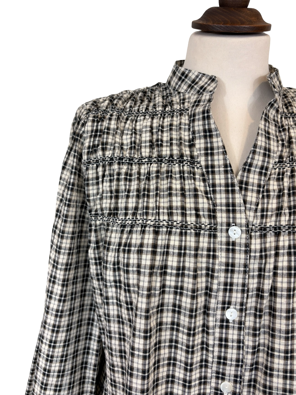 Amber Gingham Blouse