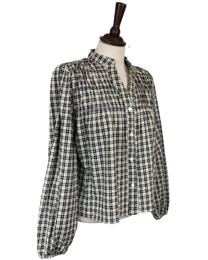 Amber Gingham Blouse